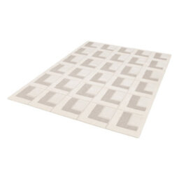 Sweeek - Indoor Rug With Geometric Patterns In Cream 150X80 Cm - Eve - thumbnail 2