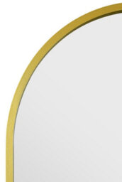 "Mirroroutlet Arcus - Gold Framed Arched Leaner / Wall Mirror 63"" X 31"" (160Cm X 80Cm)" - thumbnail 5