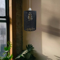 Vintage Industrial Metal Cage Pendant Light  Drum Style Ceiling Lampshade For Loft, Kitchen, Dining Room - thumbnail 2