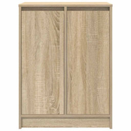 Vidaxl Shoe Cabinet Sonoma Oak 57X34X76 Cm Engineered Wood - thumbnail 6