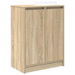 Vidaxl Shoe Cabinet Sonoma Oak 57X34X76 Cm Engineered Wood - thumbnail 4