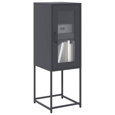 Berkfield Sideboard Anthracite 36X39X107 Cm Cold-Rolled Steel - image 1