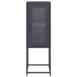 Berkfield Sideboard Anthracite 36X39X107 Cm Cold-Rolled Steel - thumbnail 5