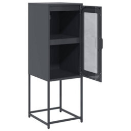 Berkfield Sideboard Anthracite 36X39X107 Cm Cold-Rolled Steel - thumbnail 7