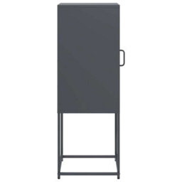 Berkfield Sideboard Anthracite 36X39X107 Cm Cold-Rolled Steel - thumbnail 6