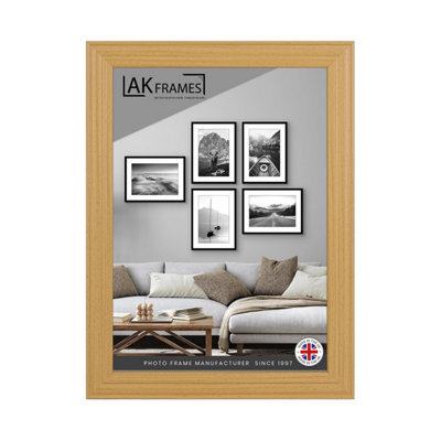 "AK Frames 11X8.5"" Classic Country Pine Modern Picture Frame - Poster Frame For Photos, Prints And Wall Art - Elegant Home Decor" - image 1