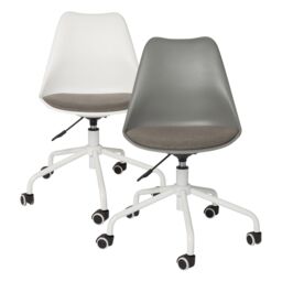 Tivissa White Office Chair (H)820mm (W)480mm (D)560mm - thumbnail 6