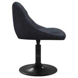 Vidaxl Swivel Dining Chairs 2 Pcs Dark Grey Velvet - thumbnail 5