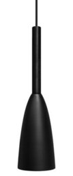 Long Life Lamps Company Modern Scone Ceiling Pendant Light Black Metal Slim Lampshade Contemporary M0128 With 7W E14 Candle - thumbnail 4