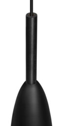 Long Life Lamps Company Modern Scone Ceiling Pendant Light Black Metal Slim Lampshade Contemporary M0128 With 7W E14 Candle - thumbnail 5