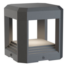 Luminosa Lighting Luminosa Outdoor Royal Mile Integrated Led Grey Pedestal Landscape Light Ip65