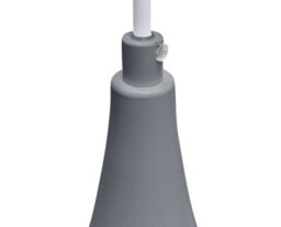Long Life Lamps Company Modern Grey Metal Ceiling Pendant Light Droplet Shade M0060 - thumbnail 5