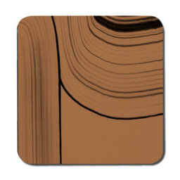 Benjamin Tate Design Wood Grain Placemat And Coaster Set Brown Rustic Dining Table Accessories - thumbnail 3