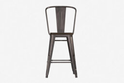 Dorel Luxor Counter Stool In Metal Bronze, 2 Pieces - thumbnail 3