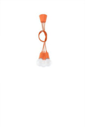 Luminosa Lighting Luminosa Diego 3 Light Ceiling Cluster Pendant Orange - thumbnail 4