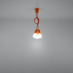 Luminosa Lighting Luminosa Diego 3 Light Ceiling Cluster Pendant Orange - thumbnail 6