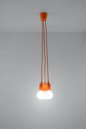 Luminosa Lighting Luminosa Diego 3 Light Ceiling Cluster Pendant Orange - thumbnail 3
