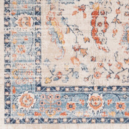 Livabliss Huntington Beach-Vintage Orange Blue Beige In- & Outdoor Rug 200 X 275 Cm Easy Care, Non Shedding - thumbnail 7