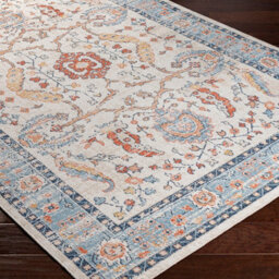 Livabliss Huntington Beach-Vintage Orange Blue Beige In- & Outdoor Rug 200 X 275 Cm Easy Care, Non Shedding - thumbnail 6