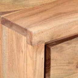 Berkfield Industrial Console Table 100X35X76 Cm Solid Acacia Wood With Live Edges - thumbnail 5