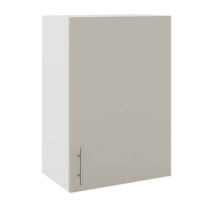 Jd Greta Kitchen Wall Unit 500mm Storage Cabinet With Doors And Shelf 50Cm - Cashmere Matt - image 1