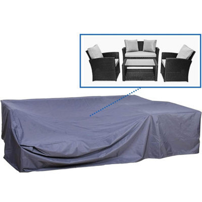 Evre Breathable Weatherproof 600D Oxford Cloth Cover For Roma Rattan Furniture Set - image 1
