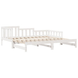 Berkfield Daybed With Trundle And Drawers Without Mattress White 90X190 Cm Single - thumbnail 5