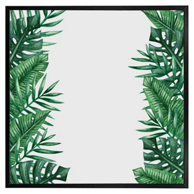 "Andrew Lee Half Botanical Border (Picutre Frame) / 16X16"" / Brown" - image 1