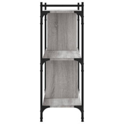 Berkfield Bookcase 3-Tier Grey Sonoma 76X32X88 Cm Engineered Wood - thumbnail 5