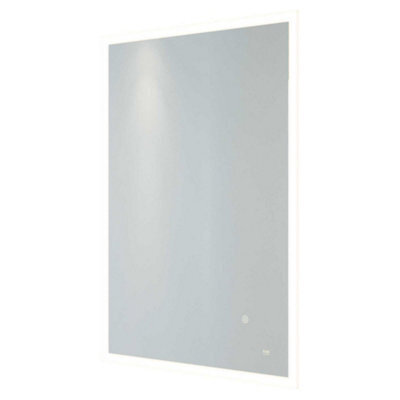 RAK Ceramics Rak Cupid 500X700mm Rectangular Led Illuminated Bathroom Mirror With Touch Sensor & Demister Pad, Ip44 - Silver - image 1