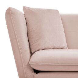 Beliani Sofa 3 Seater Frederica Velvet Pink - thumbnail 6