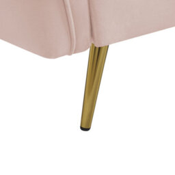Beliani Sofa 3 Seater Frederica Velvet Pink - thumbnail 8
