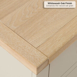The Furniture Market Cheshire Dove Grey Painted Extra Large 4 Drawer 4 Door Sideboard - thumbnail 3