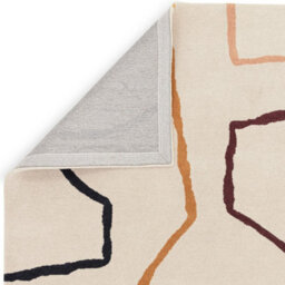 Furniturebox Uk Wexley Multicolour Sketch Lines Rug 120X170 - thumbnail 6