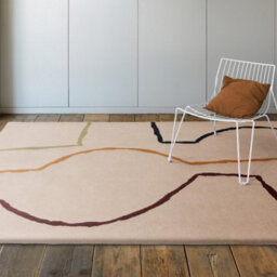 Furniturebox Uk Wexley Multicolour Sketch Lines Rug 120X170 - thumbnail 1