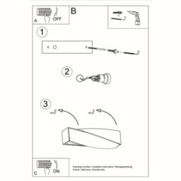 Luminosa Lighting Luminosa 1 Light Ceramic Flush Wall Light White, E27 - thumbnail 5