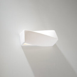 Luminosa Lighting Luminosa 1 Light Ceramic Flush Wall Light White, E27 - thumbnail 1