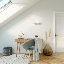 Luminosa Lighting Luminosa 1 Light Ceramic Flush Wall Light White, E27 - thumbnail 7