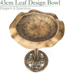 Christow Garden Rustic Metal Effect Birdbath - thumbnail 3