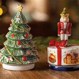 Villeroy & Boch Nostalgic Melody Turning Christmas Tree Music Box - thumbnail 2