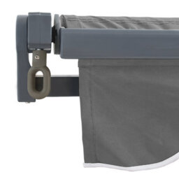 VRUC Garden Sun Shade Canopy Retractable Awning For Outdoor Patio Door Window, 2.5 X 2M Grey - thumbnail 5