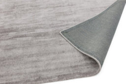 Modern Rug, Plain Bedroom Rug, Living Room Rug, Viscose Plain Rug, 7mm Silver Modern Classy Rug-240Cm X 340Cm - thumbnail 3