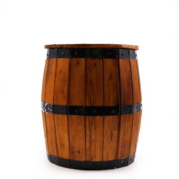 Barrel Stool And Parasol Stand Natural Wood 38X32Cm - thumbnail 3