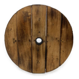 Barrel Stool And Parasol Stand Natural Wood 38X32Cm - thumbnail 7