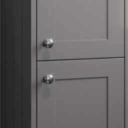 Affine Park Lane Oxford Grey Traditional Tall Bathroom Cabinet 1600 X 350mm - thumbnail 4