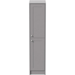 Affine Park Lane Oxford Grey Traditional Tall Bathroom Cabinet 1600 X 350mm - thumbnail 5