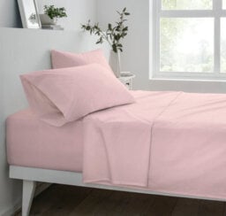 Smart Living Super Soft Easy Care Polycotton Bed Linen Luxury Bedding 25Cm Deep Bedsheet Non Iron Fitted Sheet Or Pillowcase Pair