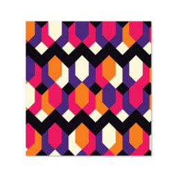Warren Reed Designer Coloured Abstract Pattern Premium Glass Kitchen Splashback W600mm X H750mm - thumbnail 2