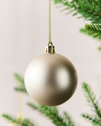 Werchristmas Set Of 50 Shatterproof Baubles, Latte - thumbnail 5