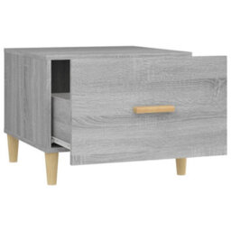 Berkfield Sturdy Coffee Table Grey Sonoma 50X50X40 Cm Engineered Wood - thumbnail 7